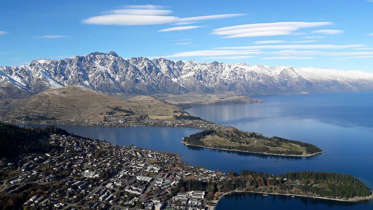 View of Queenstown, New Zealand