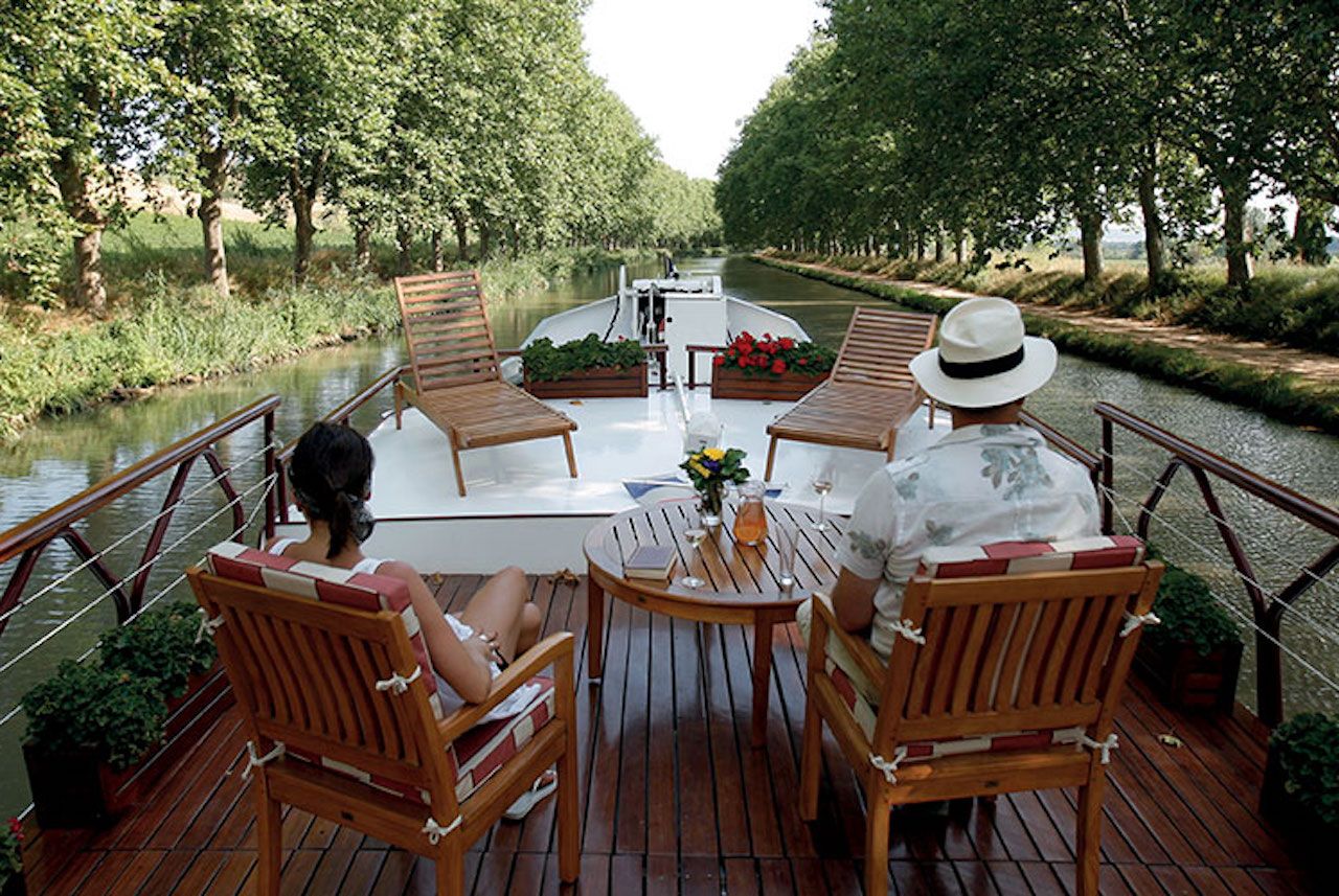 Barge cruise in France