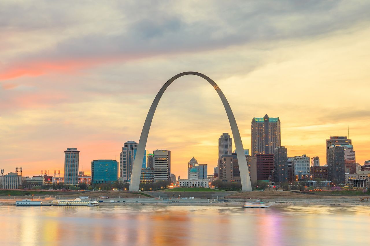City of St. Louis skyline