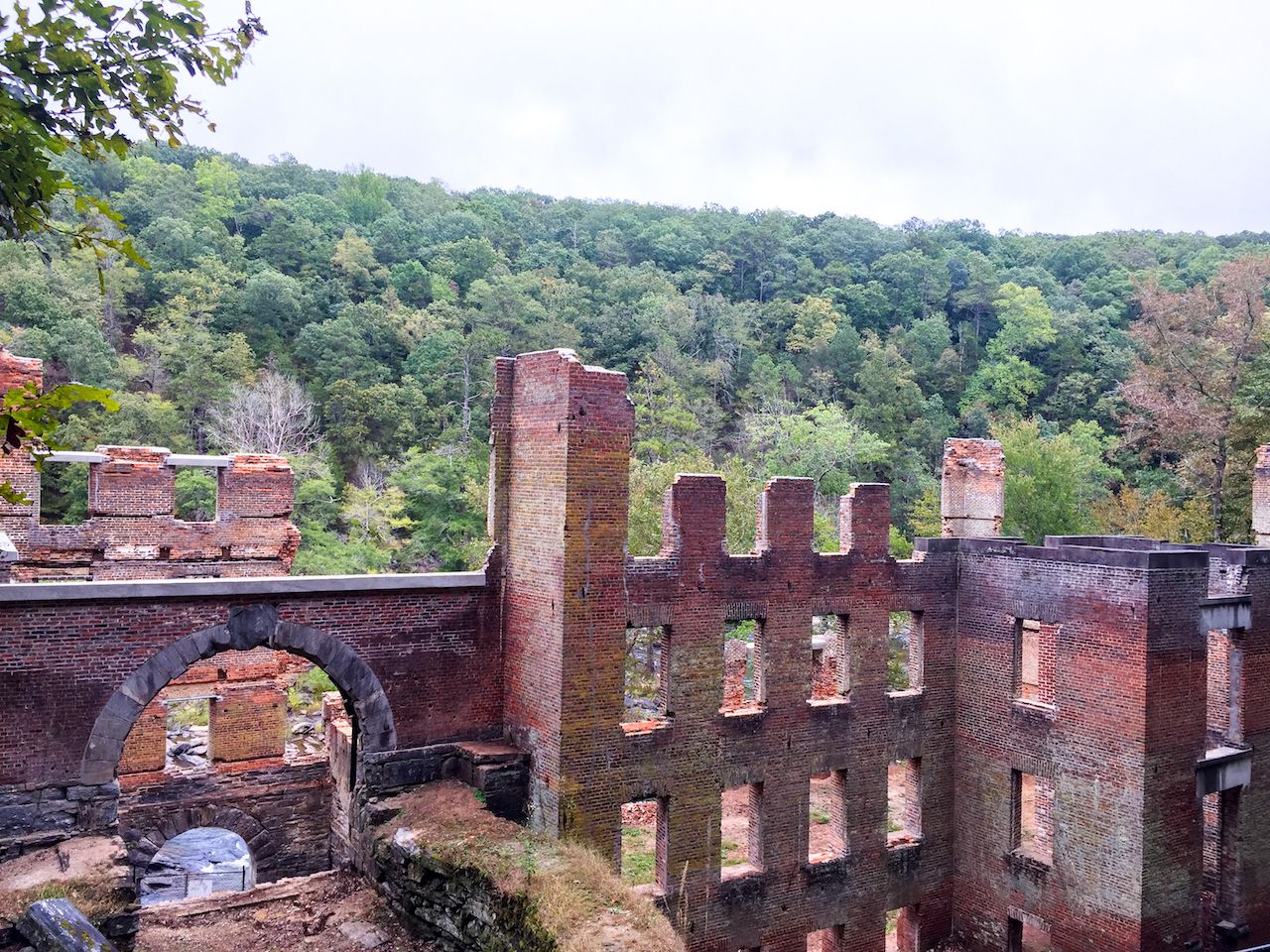 Civil War Ruins at Sweetwater Creek State Park Bear Atlanta, Georgia