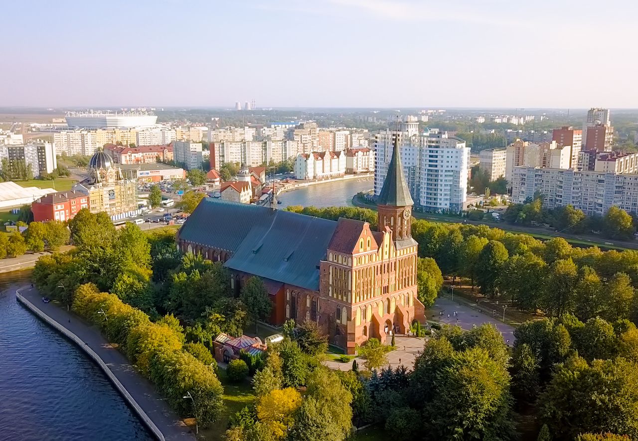 Catedral de Kaliningrado en la isla de Kant, Rusia, Kaliningrado