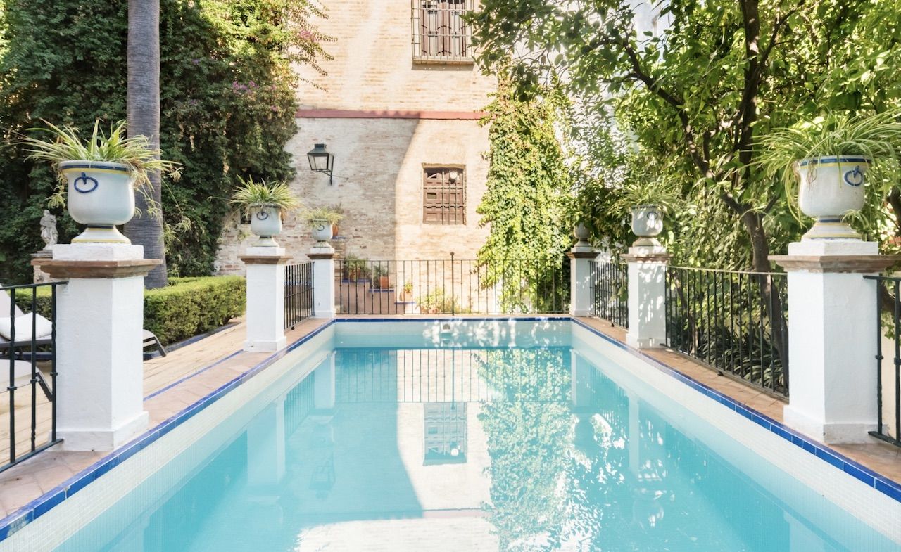 Pool in Spain at an Airbnb