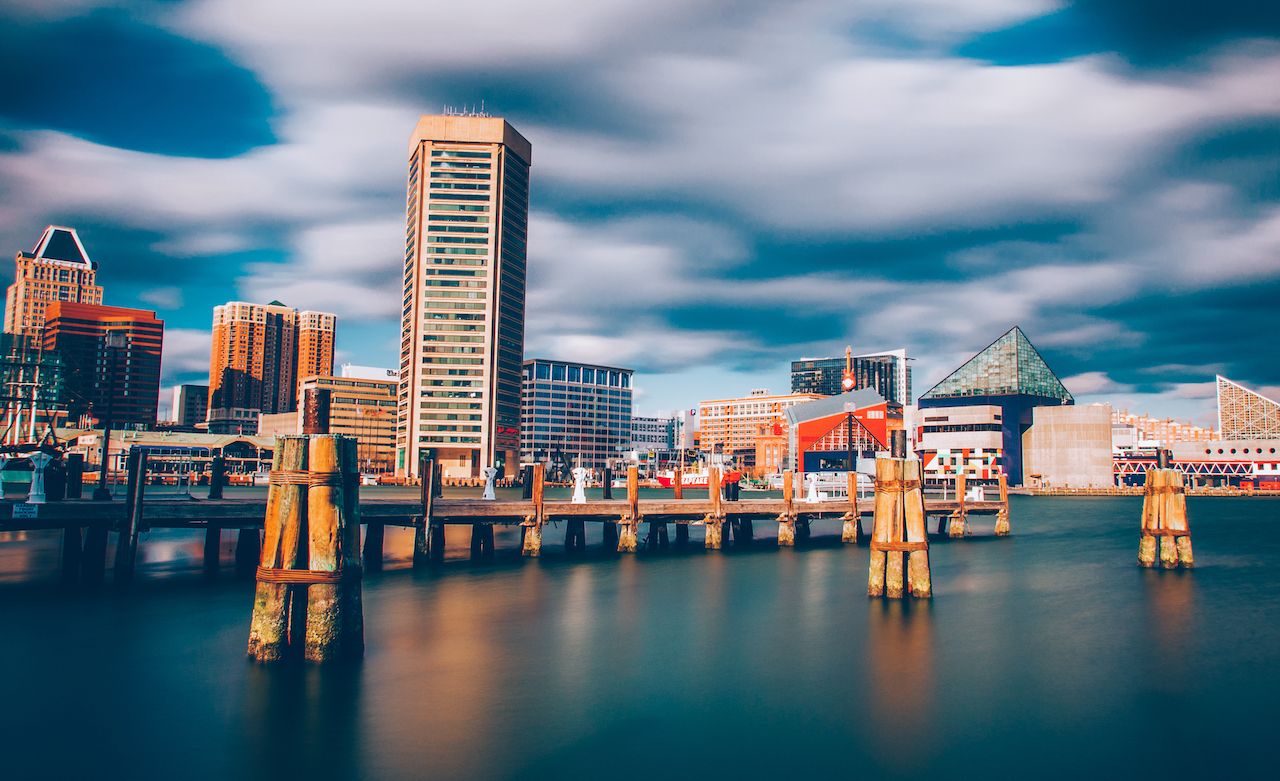 Baltimore Inner Harbor Skyline