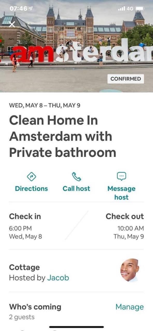 Airbnb listing scam