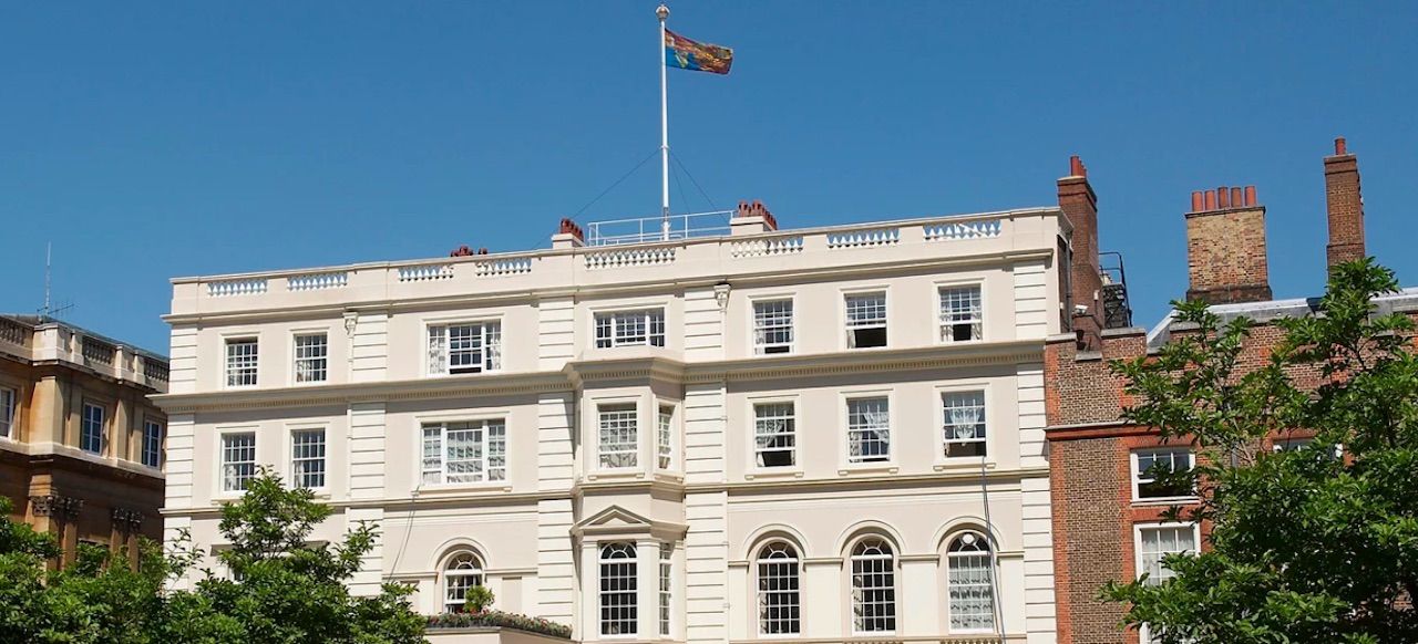 Clarence House in the UK