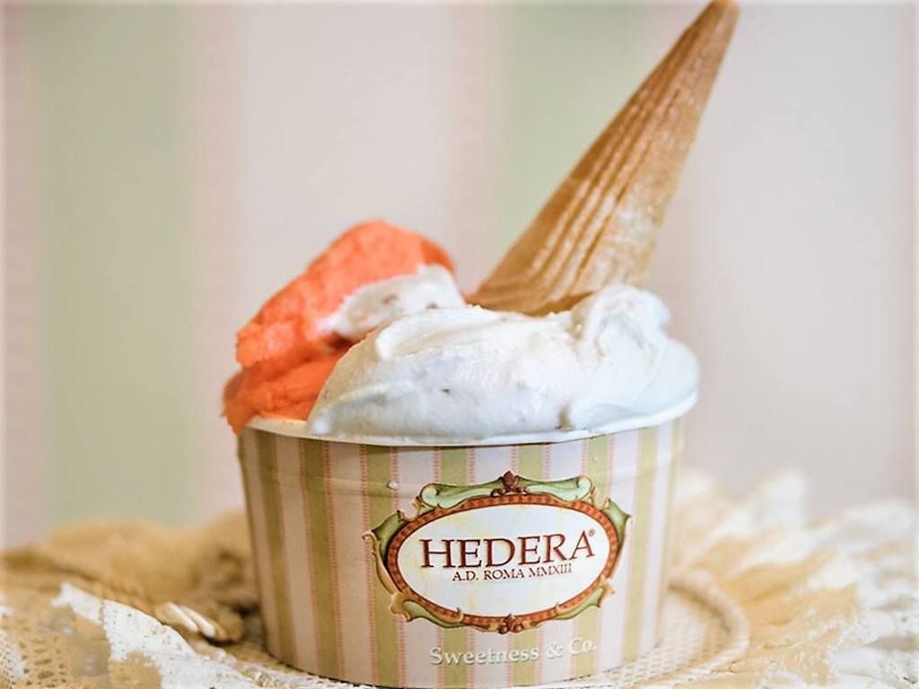 Ice cream from Hedera, Italy