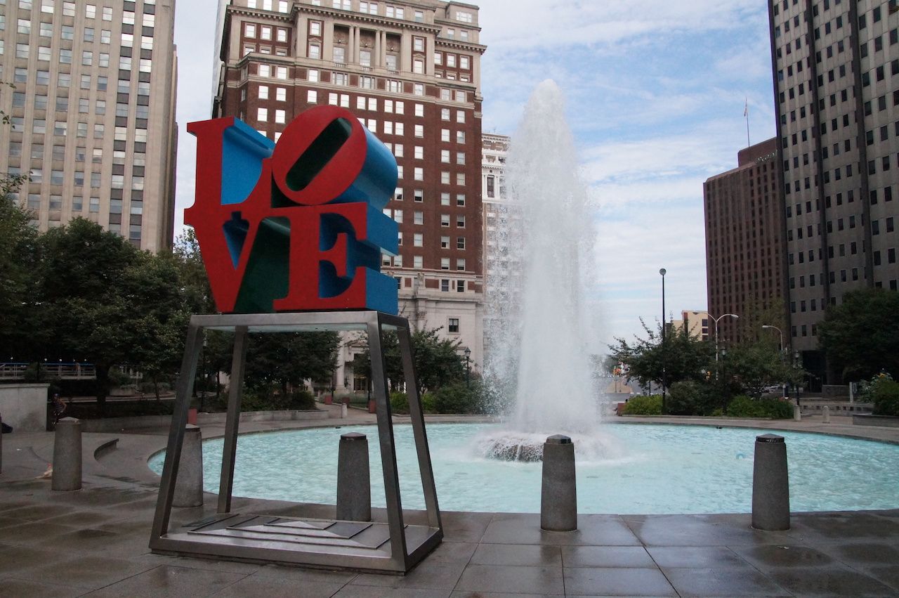 Love sign in Philadelphia