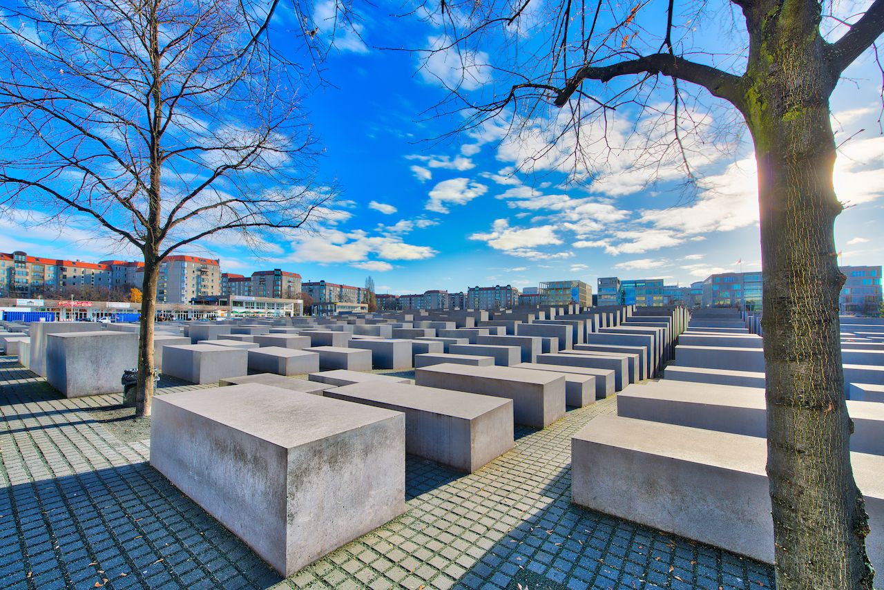 Memorial Holocaust Berlin Germany Memorial to Murdered Jews of Europe