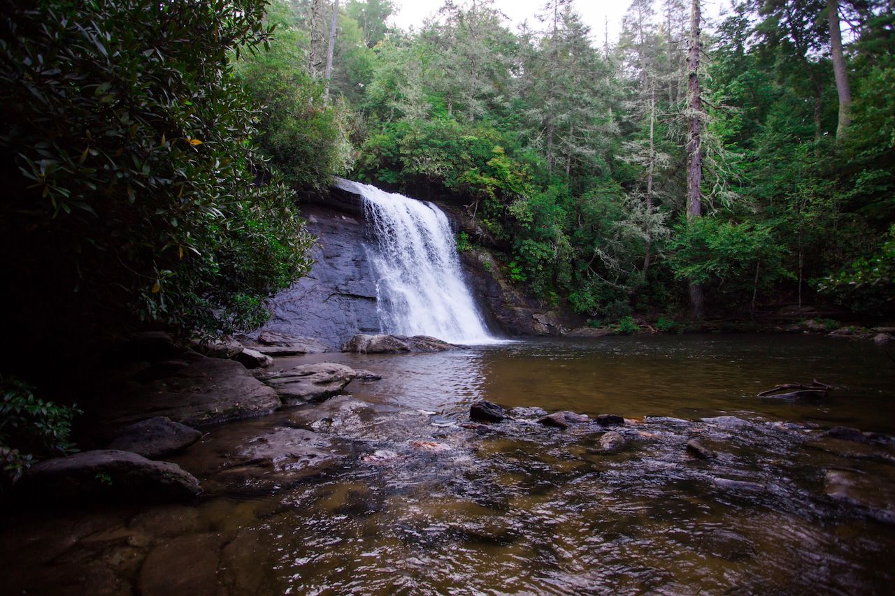 Silver Run Falls in North Carolina