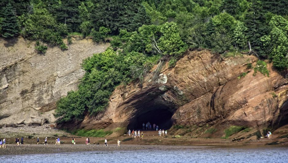 St Martins Sea Caves Tourism New Brunswick Canada