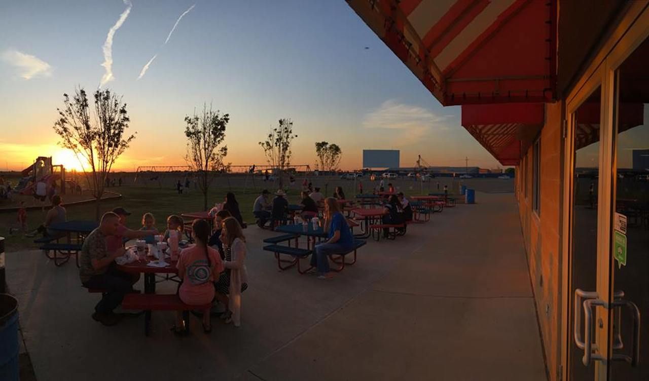 Stars and Stripes drive-in movie theater