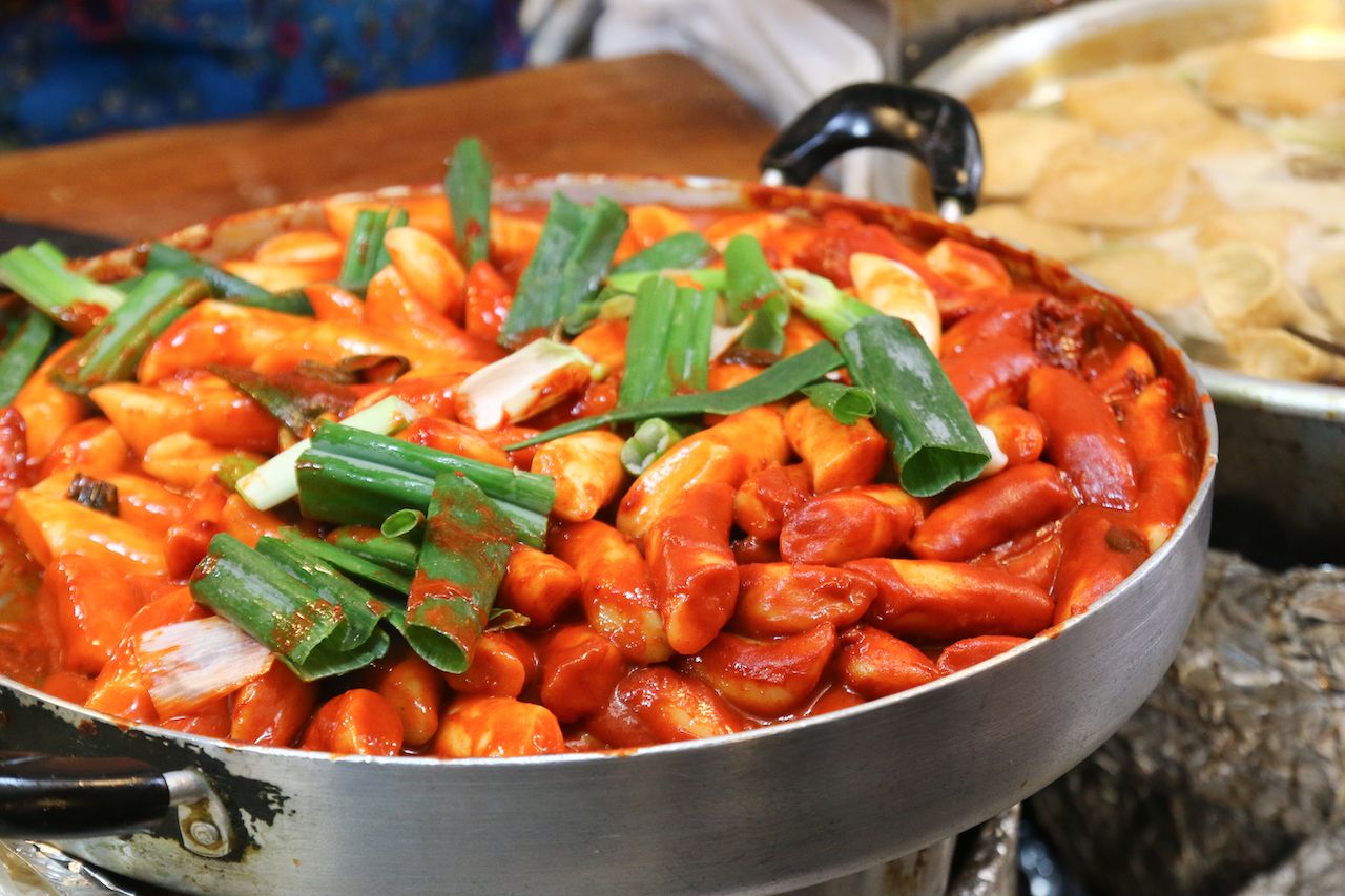 Tteokbokki, Korean spicy rice cake