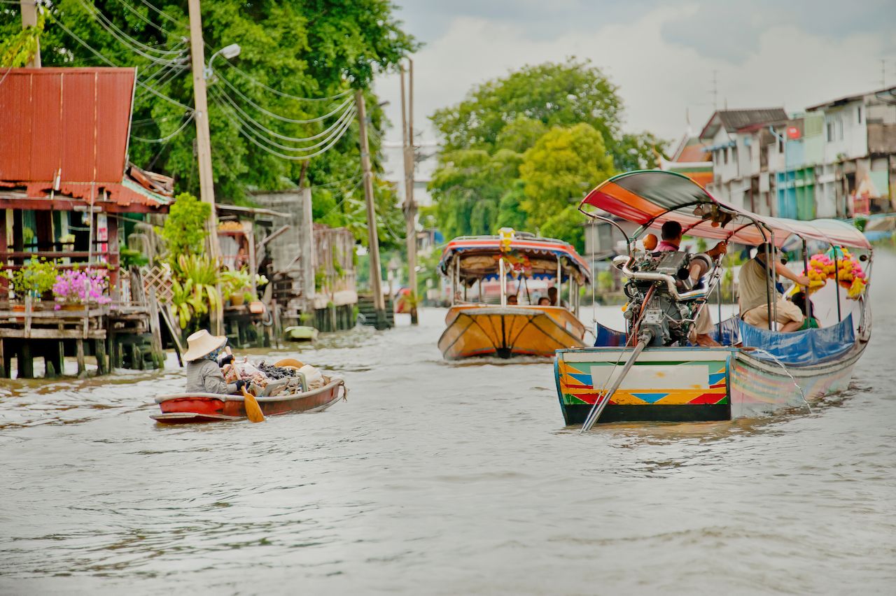  A longtail boat Bangkok off the beaten path