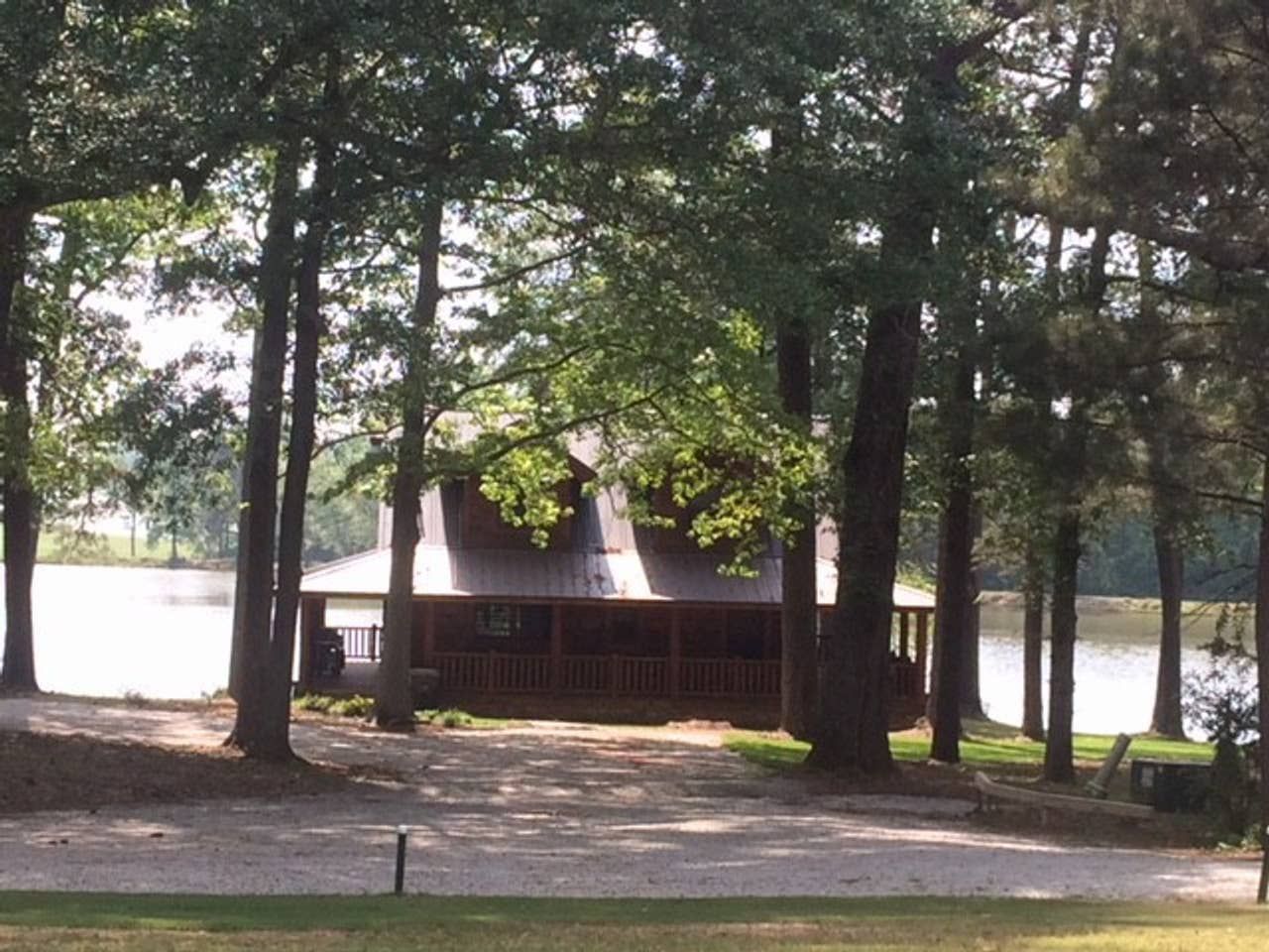 Tony Stark's cabin in Endgame by the lake