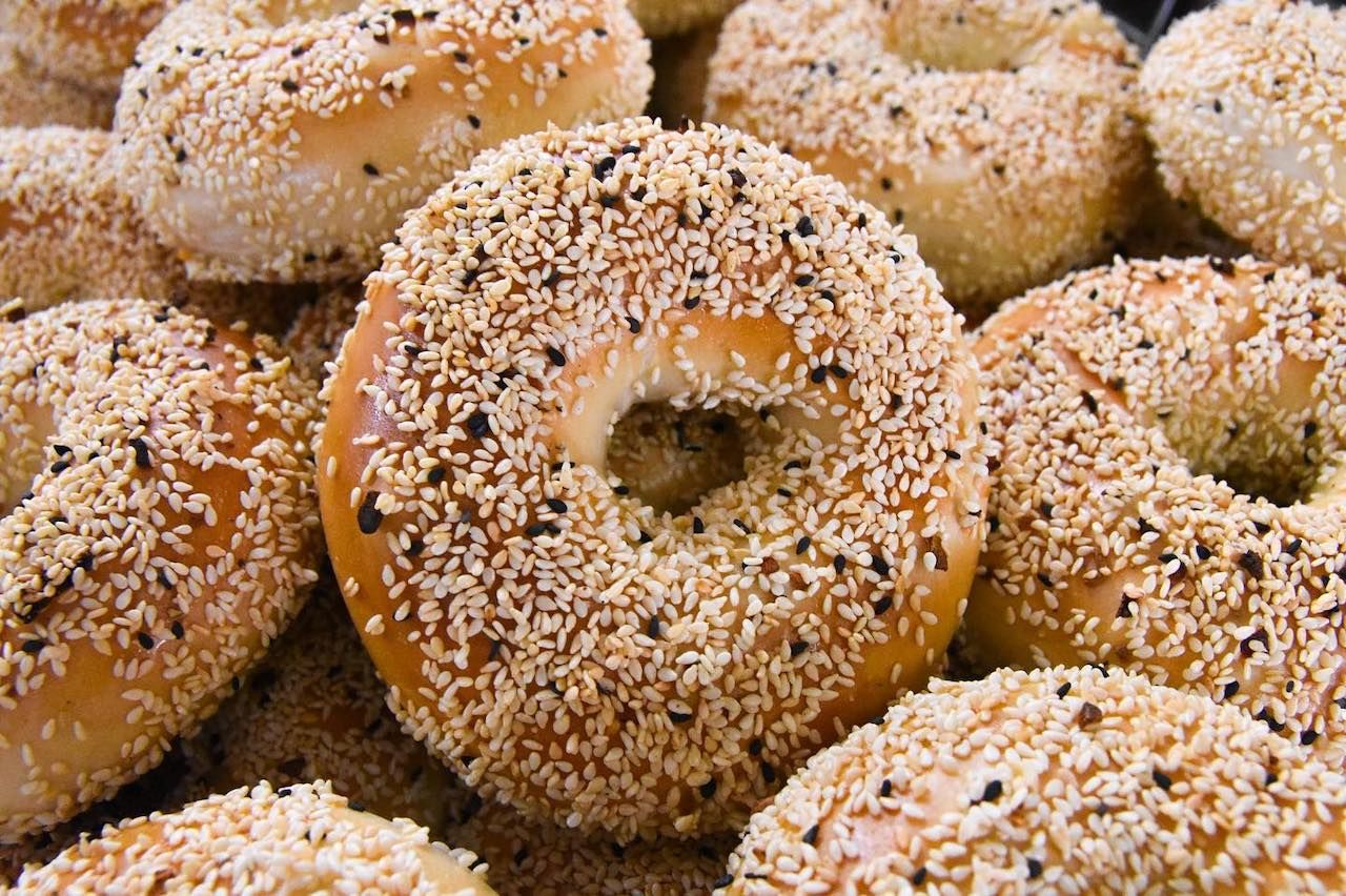 Bagels from Green Cow City Cafe