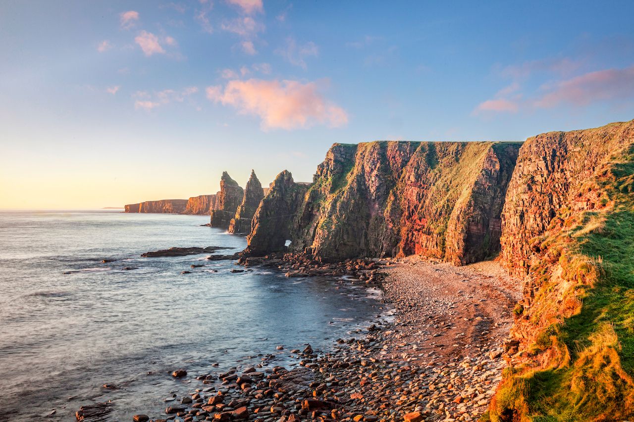Sunrise at Stacks of Duncansby