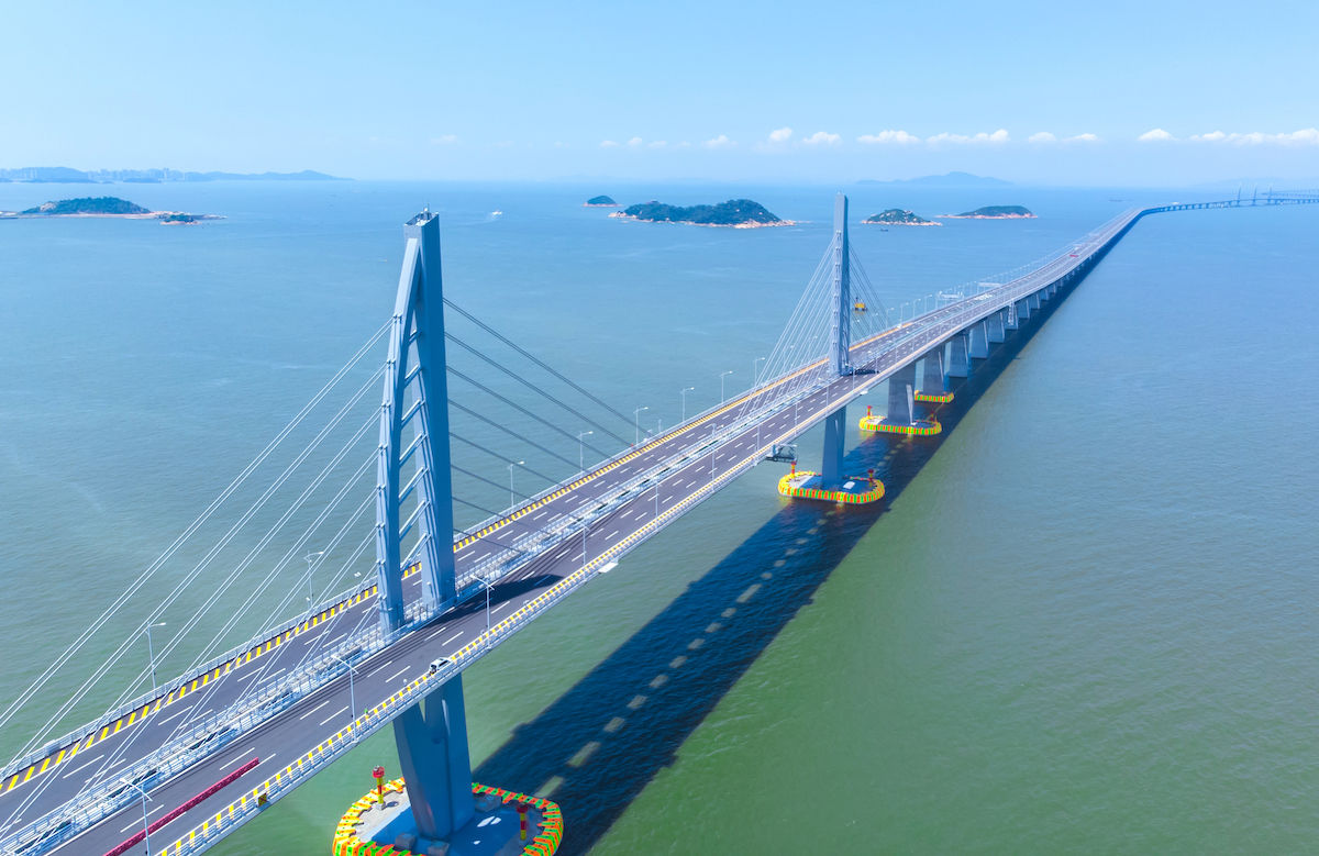 Hong Kong Zhuhai Macau Bridge Map