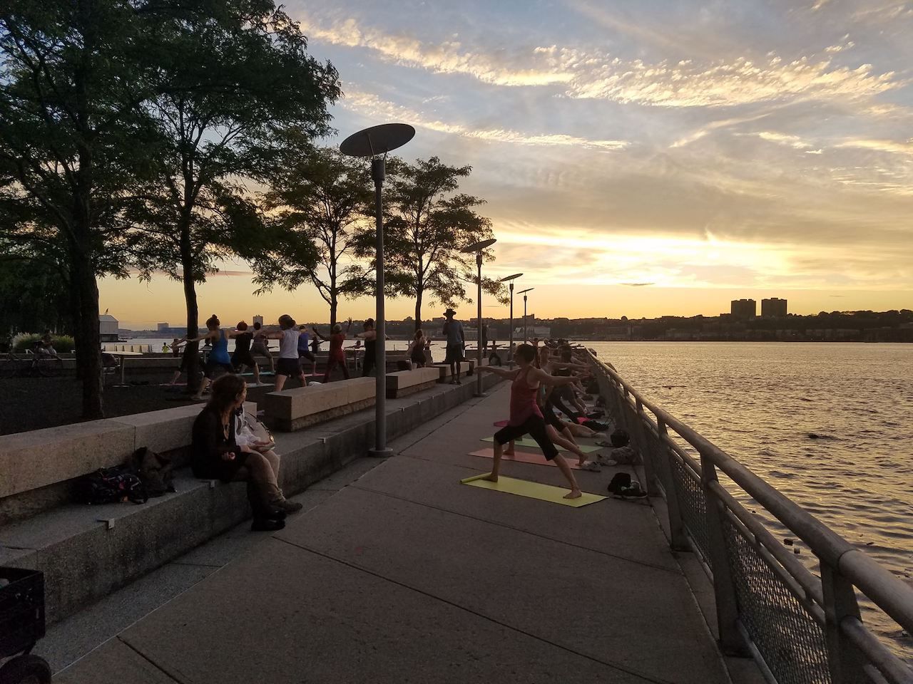 Yoga on the Hudson