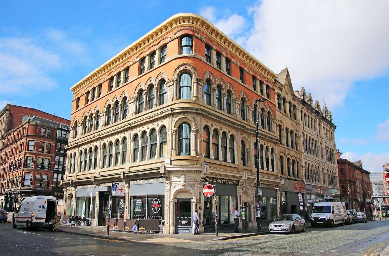 Commercial building in Manchester's Northern Quarter
