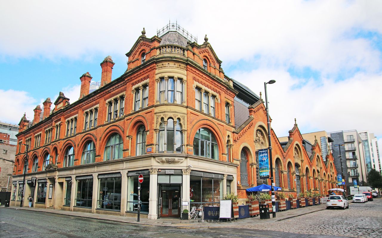 Commercial building in Manchester's Northern Quarter