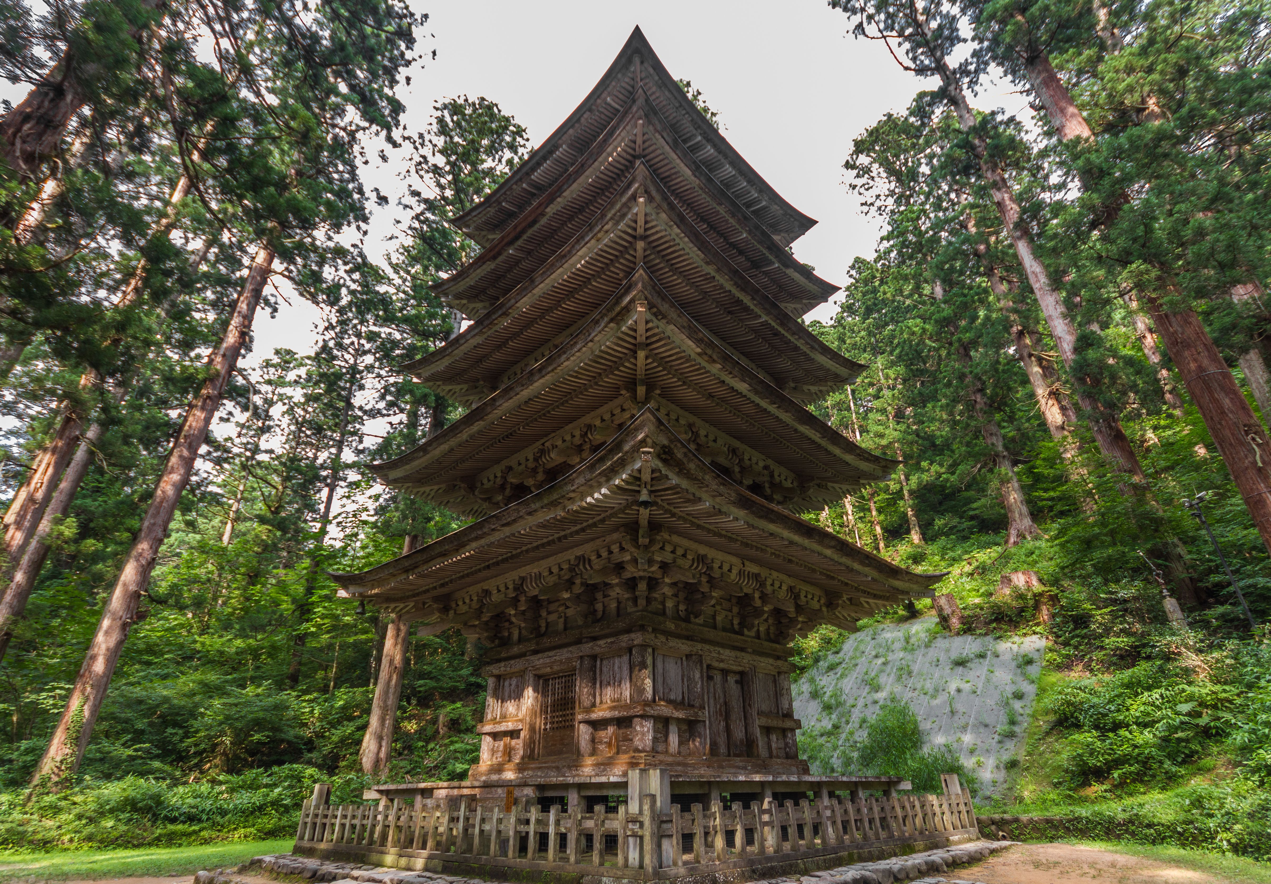 Five story pagoda in Japan
