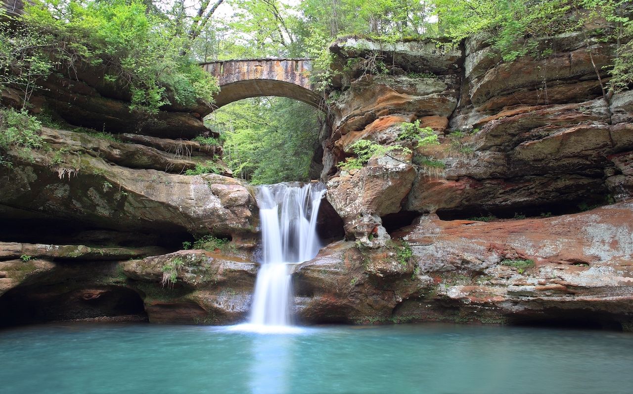 Old Man's Cave in Hocking Hills State Park, Ohio