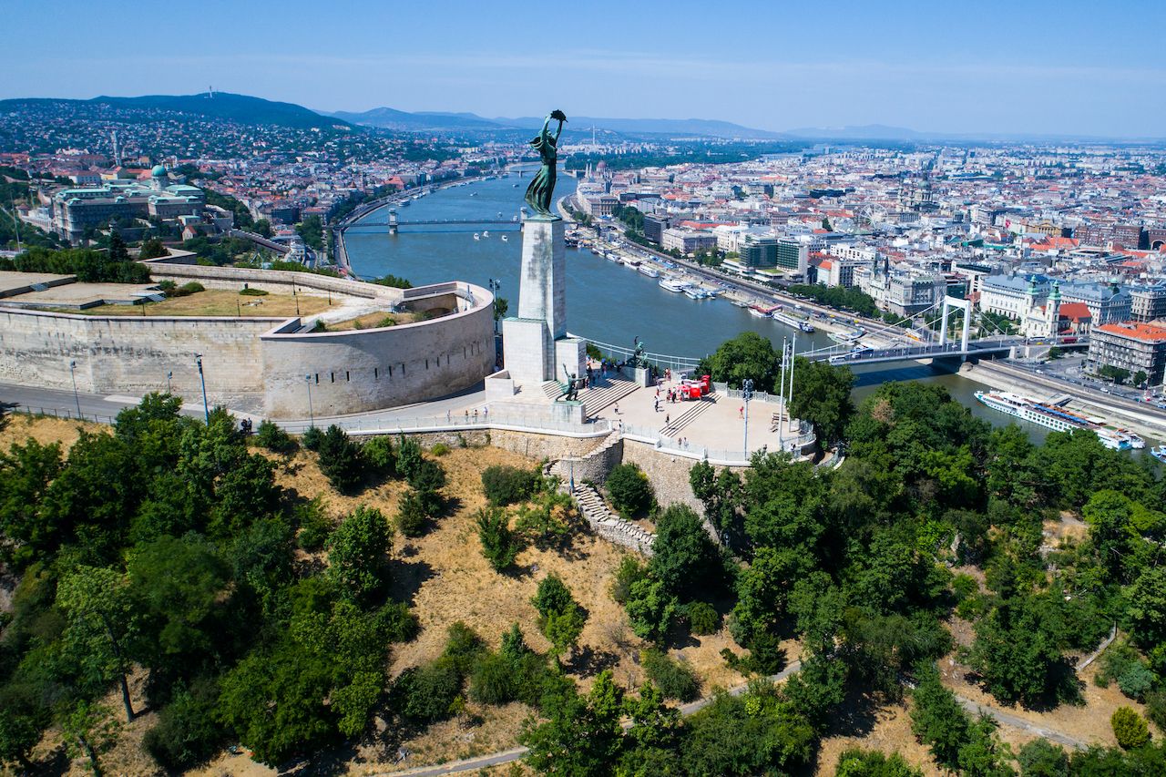 budapest lookout tower citadel views of the city