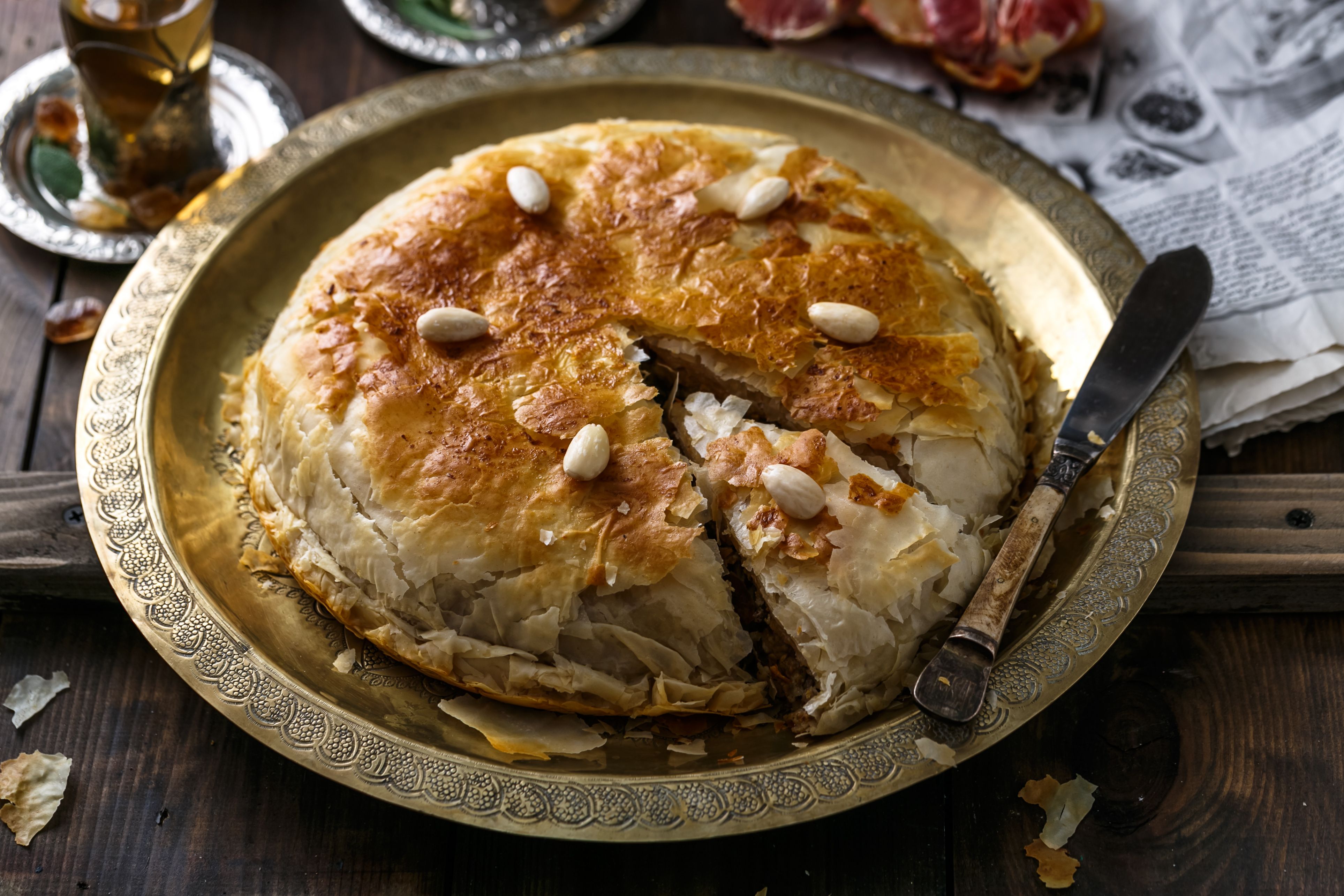 Пастилла пирог Марокко