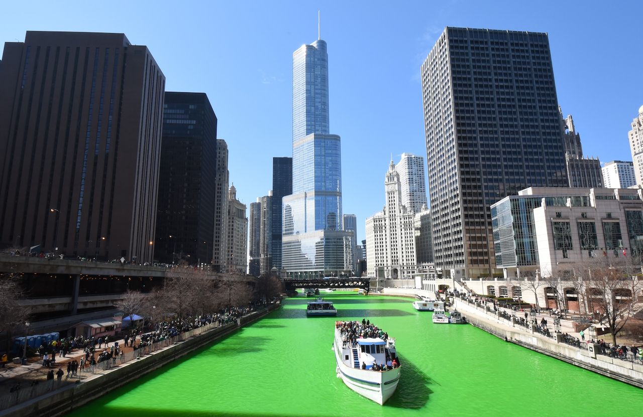 Chicago River green