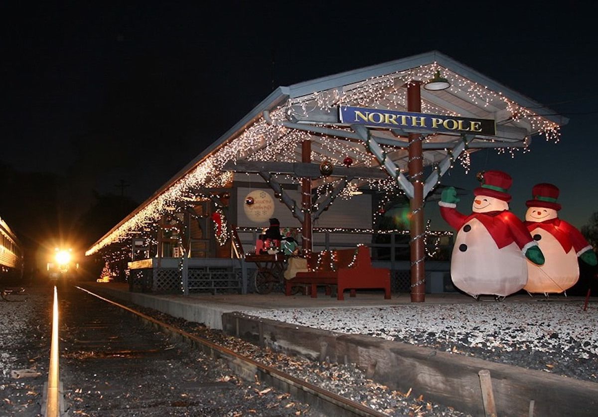 Tennessee Valley Railroad Christmas train ride