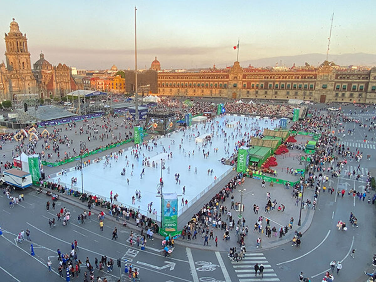 Mexico City’s Eco-friendly Skating Rink