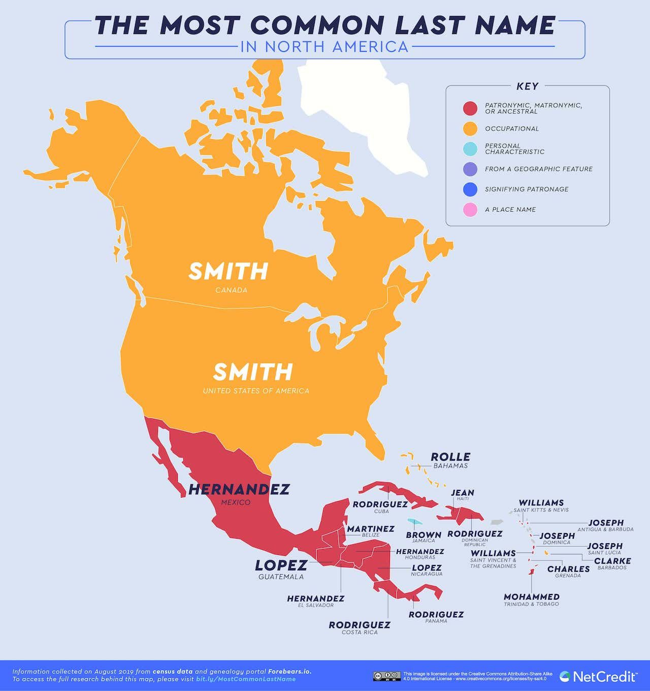 05_The-most-common-last-name-in-every-country_NorthAmerica