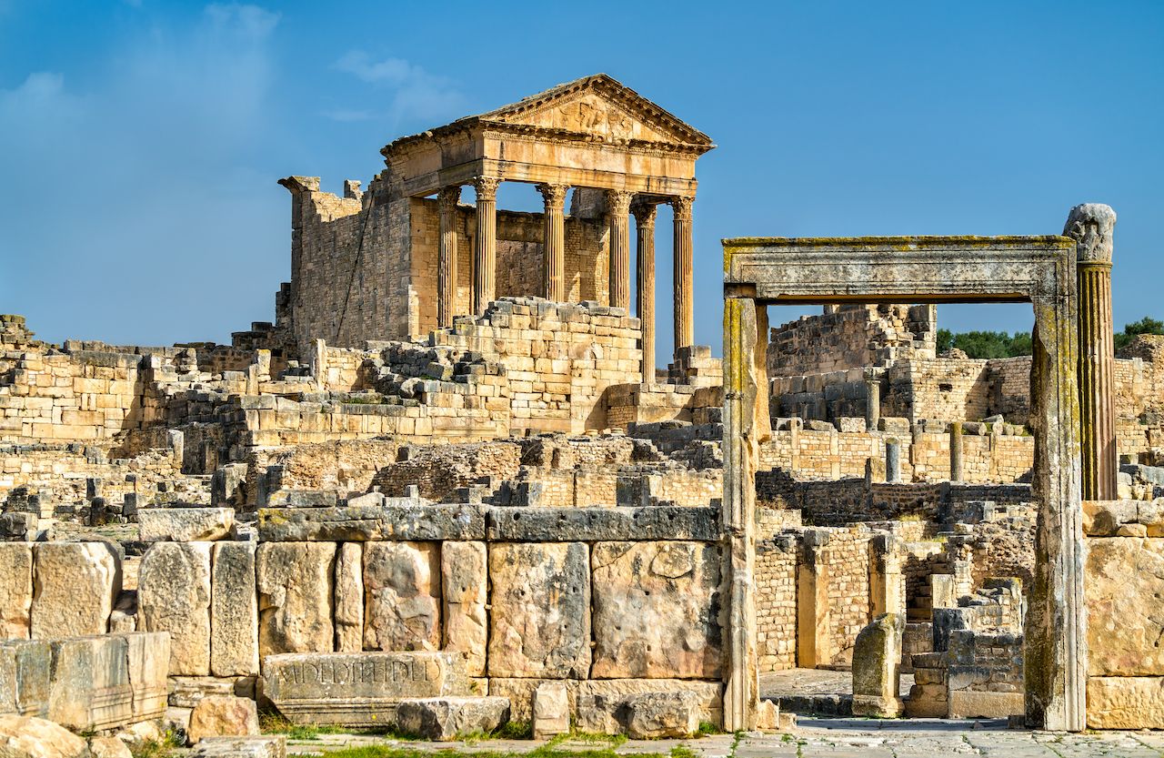 Roman Capitol at Dougga