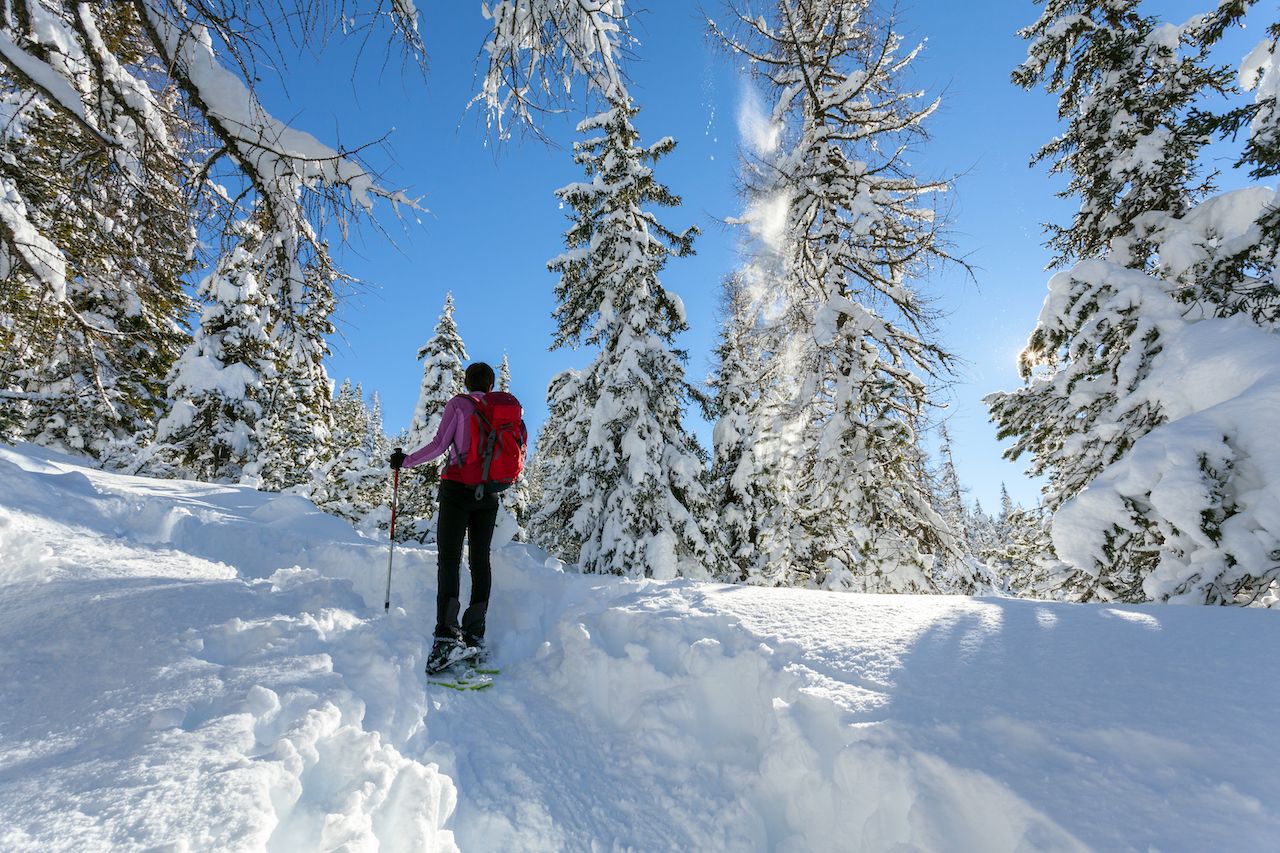 The best snowshoe trails near New York City