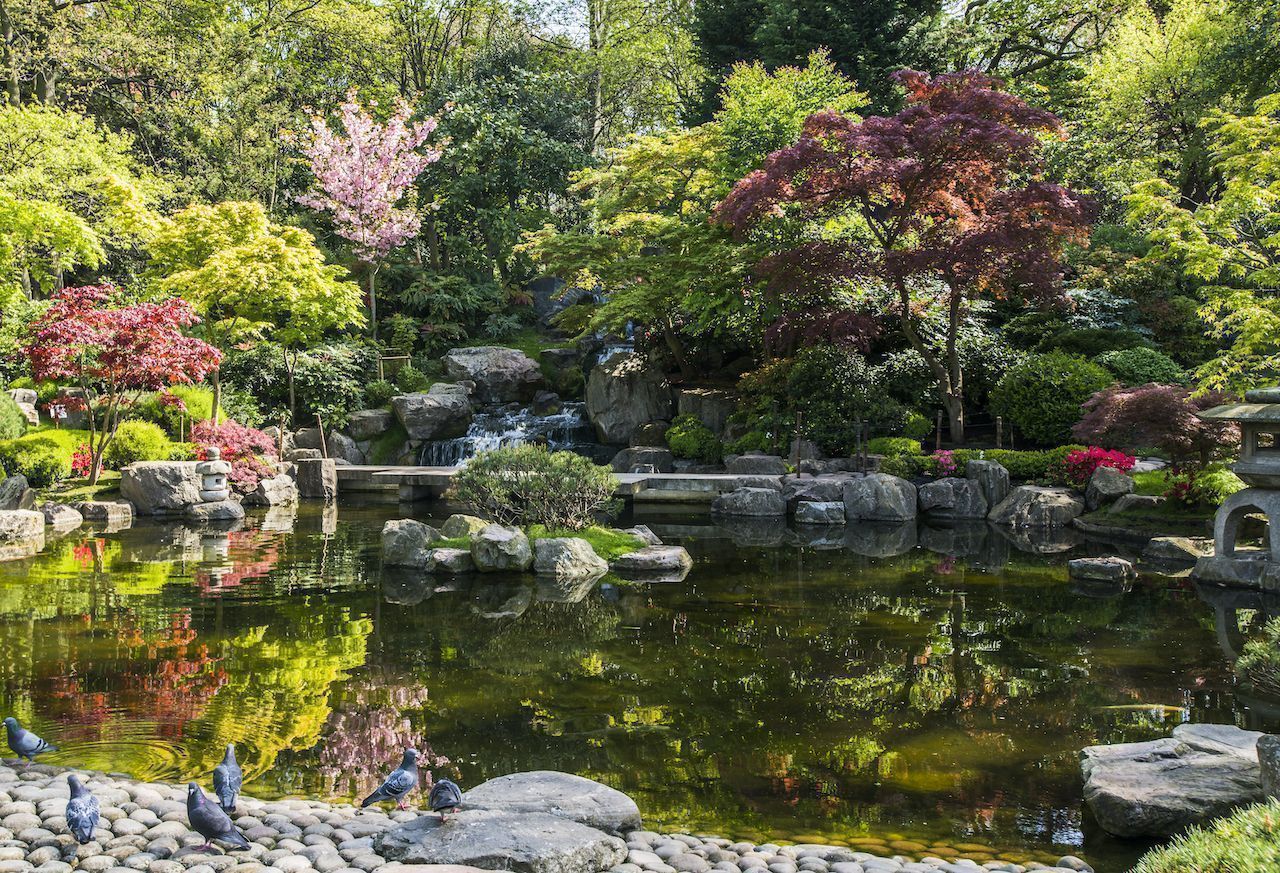 Kyoto Garden in Holland Park, London, UK
