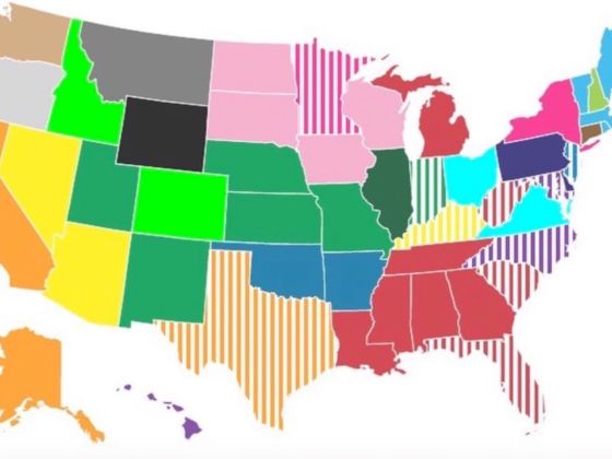 Map Of Every US State s Favorite State
