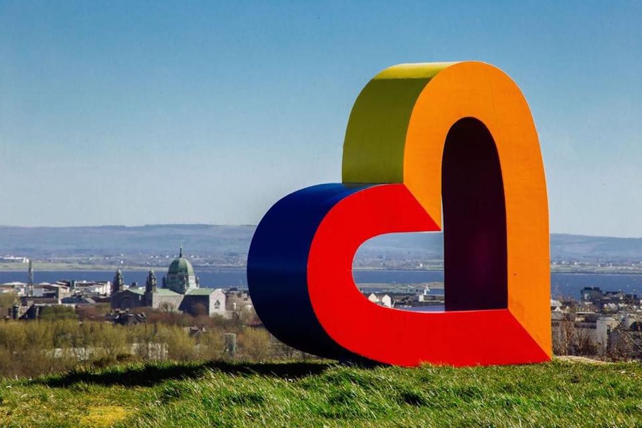 Heart statue in Galway