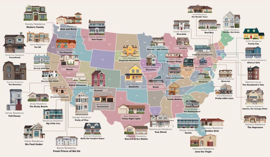 Here S Where 48 Of Your Favorite Tv Homes Were Actually Filmed
