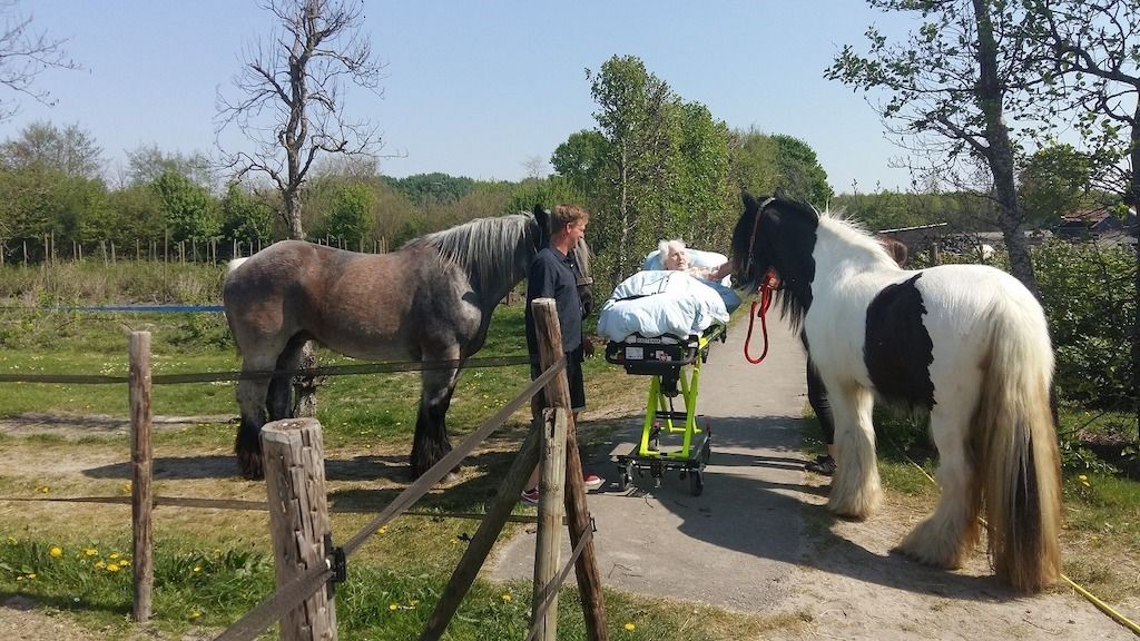 Stichting Ambulance Wens takes ill people to places they want to visit before they pass away