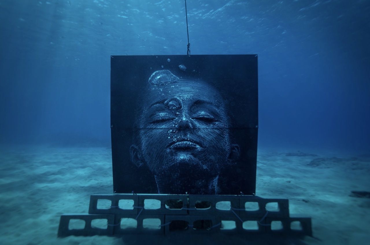 Sean Yoro underwater murals