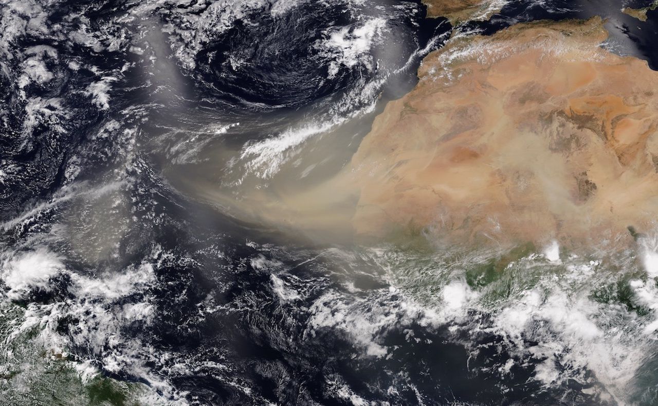 Sahara Dust Cloud Coming to the United States