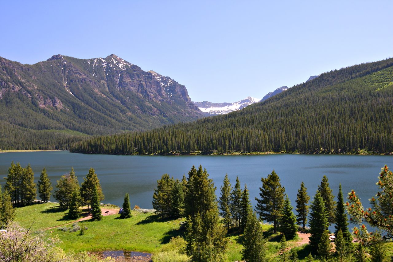Highlite Lake at Gallatin National Forest, Bozeman, Montana