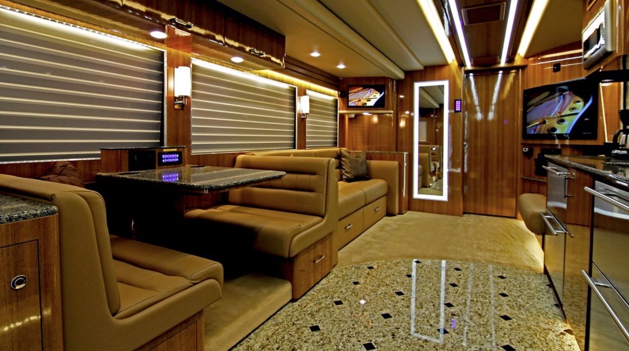 taylor swift tour bus interior
