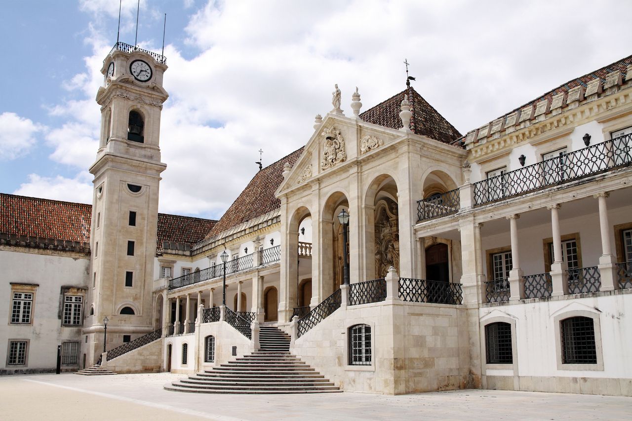 One of the oldest buildings in the University of Coimbra, Portugal