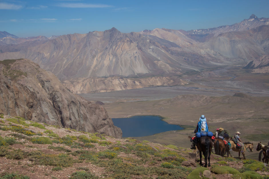 cruzar los Andes a caballo