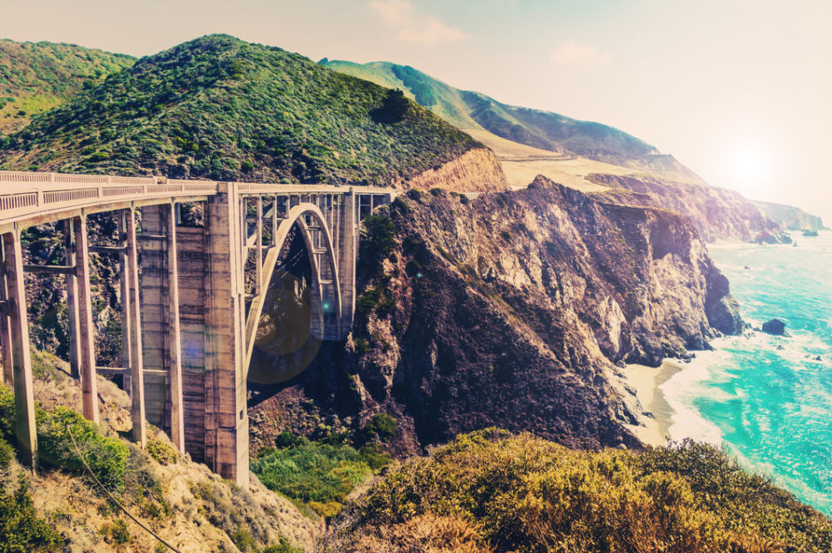 mejores carreteras de Estados Unidos Bixby Creek bridge