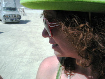 Leigh Shulman at Burning Man