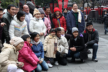 Family on Nanjing Road