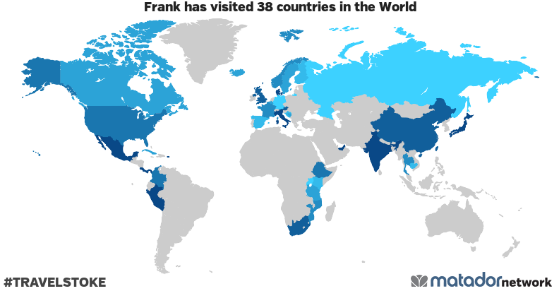 Frank’s Travel Map