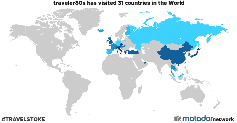 traveler80s’s Travel Map
